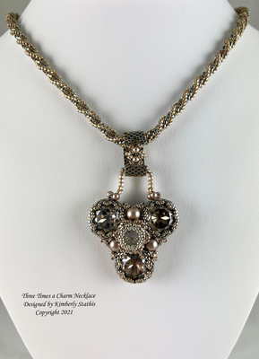 Three Times a Charm Necklace - Designed for the South Florida Jewelry Guild | Designs